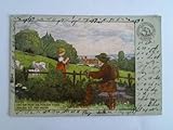  Reklame-Postkarte: Sah ein Knab ein Röslein stehn - Röslein auf der Haiden, nach H. Meyer, Cassel