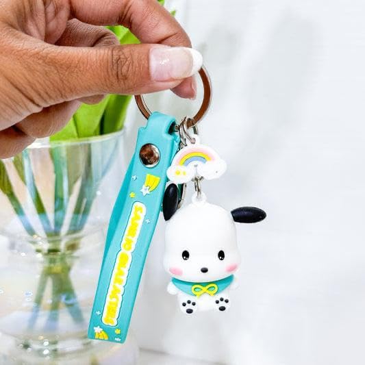 Melody Key Ring For Gifting With Key Ring Best Silicone and Unbreakable for Home, Office, Bag and Office ID (Pack of 1)