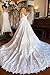 zsweof Lace Wedding Dress A Line Bridal Dresses V Neck Wedding Gown with Train White Plus Size 22