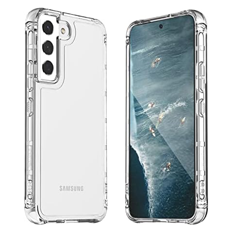 IMIKOKO Samsung Galaxy S22 plus Case, Soft Clear S22+ Phone Case, ShockProof, PC Soft Bumper Cover Anti-Scratch Protective Phone Case for Samsung Galaxy S22 plus 6.6'' Cover