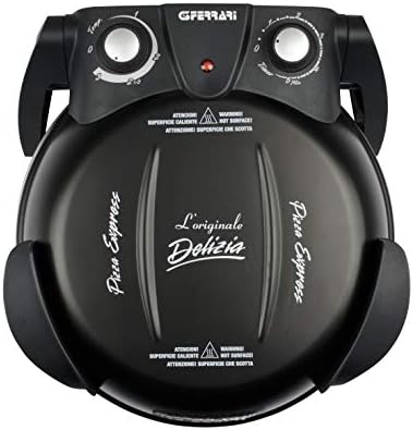 Bild 3 - G3 Ferrari G10006 Pizza Äußern Vergnügen, Ofen Pizza, 1200 W, 400°C, Felsen Feuerfest (durchmesser 31 cm), Timer 5\', Kochbuch inbegriffen, Schwarz, 31.6 x 31.6 x 25 cm