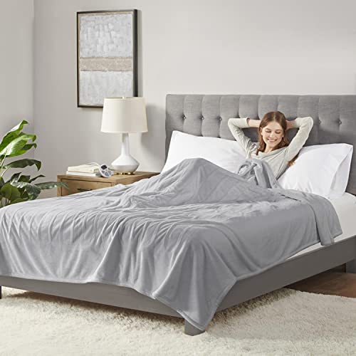 Serta Polyester And Cotton Microlight Heated Blanket St54-0128 #TOP2