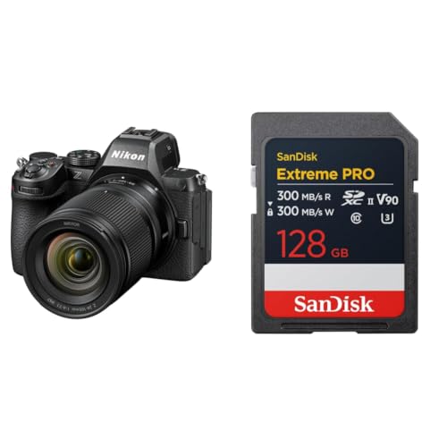 Z5II 24-105 �����Y�L�b�g+�y �T���f�B�X�N ���K�i �z SD�J�[�h 128GB SDXC Class10 UHS-II V90 �ǎ�ő�300MB/s SanDisk Extreme PRO SDSDXDM-128G-GHJIN �V�p�b�P�[�W