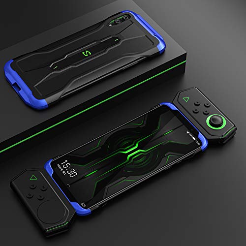 Glaslux Polycarbonate (Blue-Black) 360 Degree Protection Hybrid Hard Bumper Back Case Cover for Black Shark 2 Pro