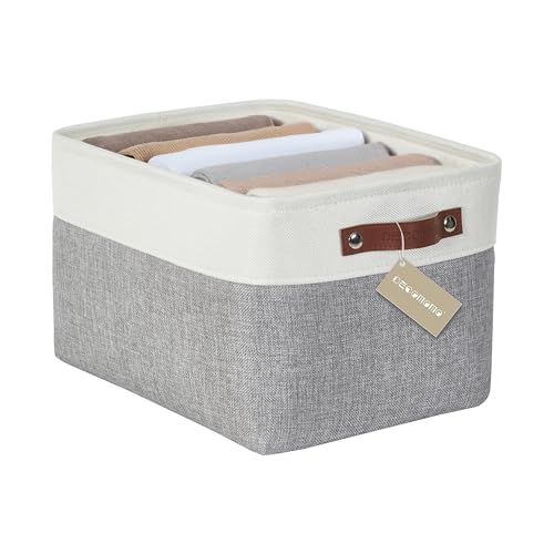 DECOMOMO Storage Bins, Large Fabric Storage Baskets for Shelves, Decorative Linen Closet Organizer...
