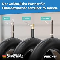FISCHER Fahrradschlauch 28 Zoll - Pannensicher - Dunlop-Ventil - ETRTO 37/45-622 - robust & langlebig – Ansicht 5