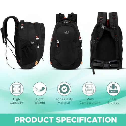 Wesley Spartan 17.3 inch Laptop Bag Black All Black - Image 7