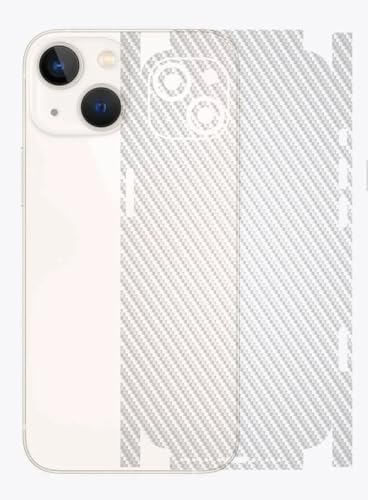 Image of AtOdds - Full Body Back Screen Guard Protector Film - Transparent Lamination Wrap Skin Sticker for iPhone 13 mini | Scratchproof Matte Finish (Design - TransCF)