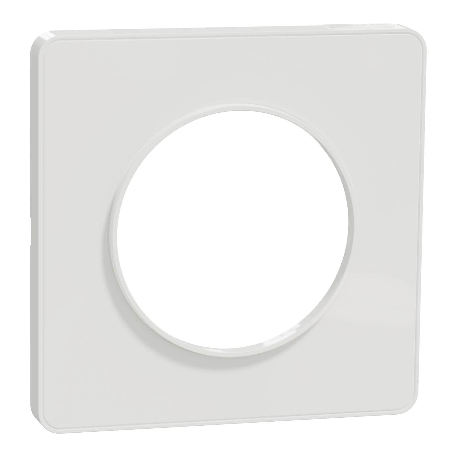 Schneider Electric - Odace Touch - plaque de finition 1 poste - Blanc RAL9003 - S520802