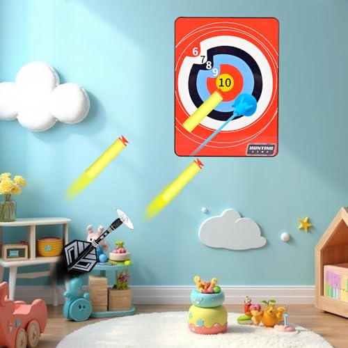 16\'\' Arrow Target - Suction Cup Targets for Bow and Arrow Set, Shooting Hunting Training Hard Target, for Indoor Outdoor Archery Shooting Play Sport Gift - Thumbnail 5