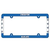 Creighton Bluejays Plastic License Plate Frame