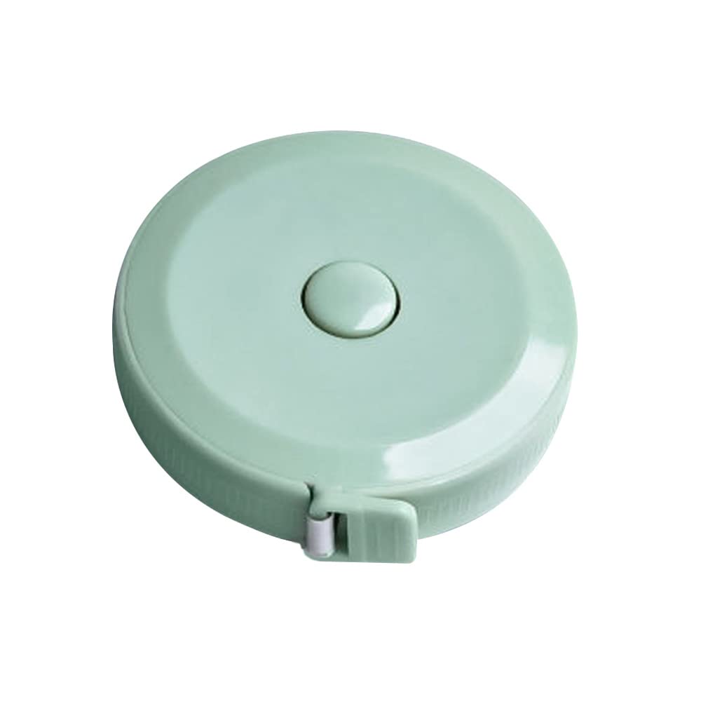 SOWUGI Tape Measure, 1 Pack Measuring Tape for Body Measurements Weight Loss, Retractable Sewing Fabric Cloth Tailor Waist Soft Small Tape Measure Body Measuring Tape, 200cm/79inch (Green)