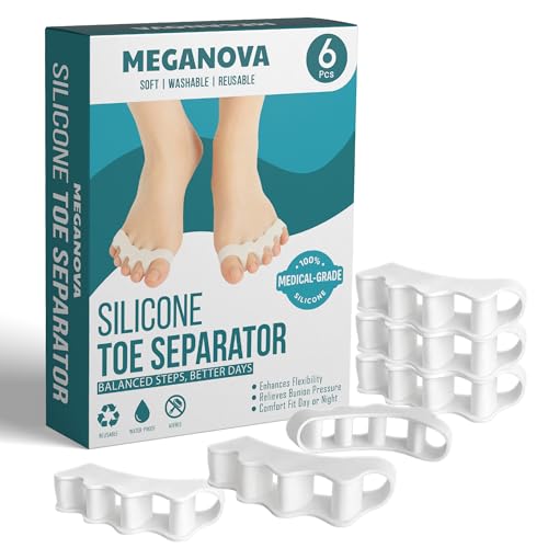 6 pcs Gel Toe Separators