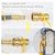 15 FeeT 1/2 inch Natural Gas Hose with Quick Connect Fittings, Natural Gas Hose fit for BBQs? Grills, Pizza Ovens, Patio Heater and More NG/Propane Appliance