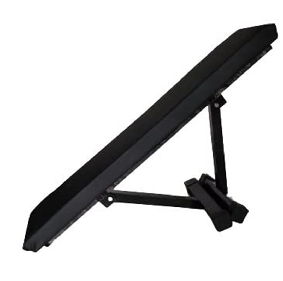 SPIRO Heavy Duty Flat Foldable Weightlifting Bench (85 kg Holding Capacity)/ Utility Exercise Bench for Weight Strength Training/Sit Up Abs Fitness Bench for Full Body Workout & Home Gym-image-33