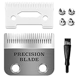 OwnLifeYF Precision Blade Fit for Wahl Clippers, 2 Holes Adjustable Hair Trimmer Parts Replacement Blades, Pack of 1