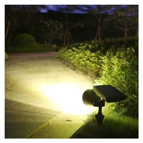 Projecteurs solaires à LED vert pour jardin et éclairage extérieur de paysage