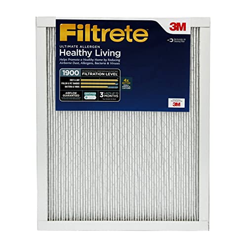 Filtrete 20x24x1 Air Filter, MPR 1900, MERV 13, Healthy Living Ultimate Allergen 3-Month Pleated 1-Inch Air Filters, 6 Filters #1