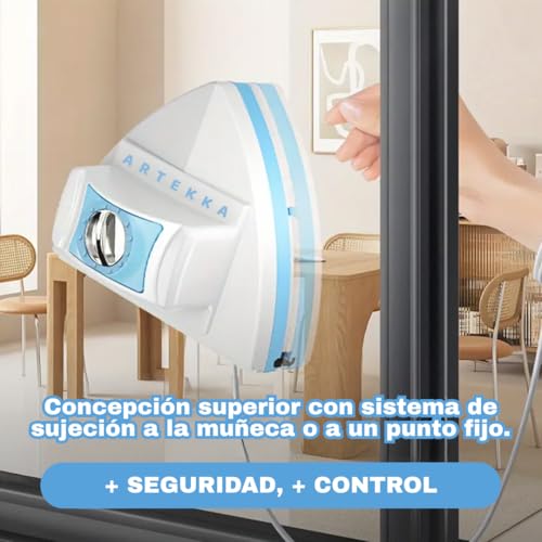 ARTEKKA Limpiacristales Magnetico Doble Cara para Ventanas Doble Simple Cristal 3-30 mm Limpiador De Cristales con Iman para Ventanas De Dificil Acceso Interior Exterior- Pergolas Verandas Mamparas - imagen 7