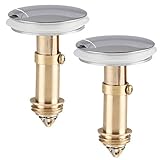 ➤ 【Aplicación】: Push pop up click clack plug tapón apto para baños, fregaderos, cocinas, lavabos de bañera, piscinas de lavandería, piscinas, etc.