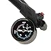 Portable Bicycle Pump, 300 PSI High Pressure Bike Pump with Pressure Gauge for Road Mountain Bikes