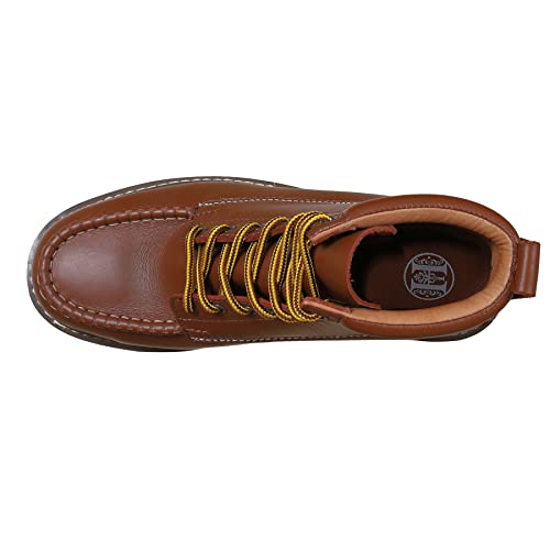 Mens 6" SureTrack Soft Toe Slip Resistant Moc Toe Mens Work Boots, 849943