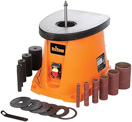 Triton TSPS450 3.5Amp Cast Iron Top Oscillating Spindle Sander, Orange