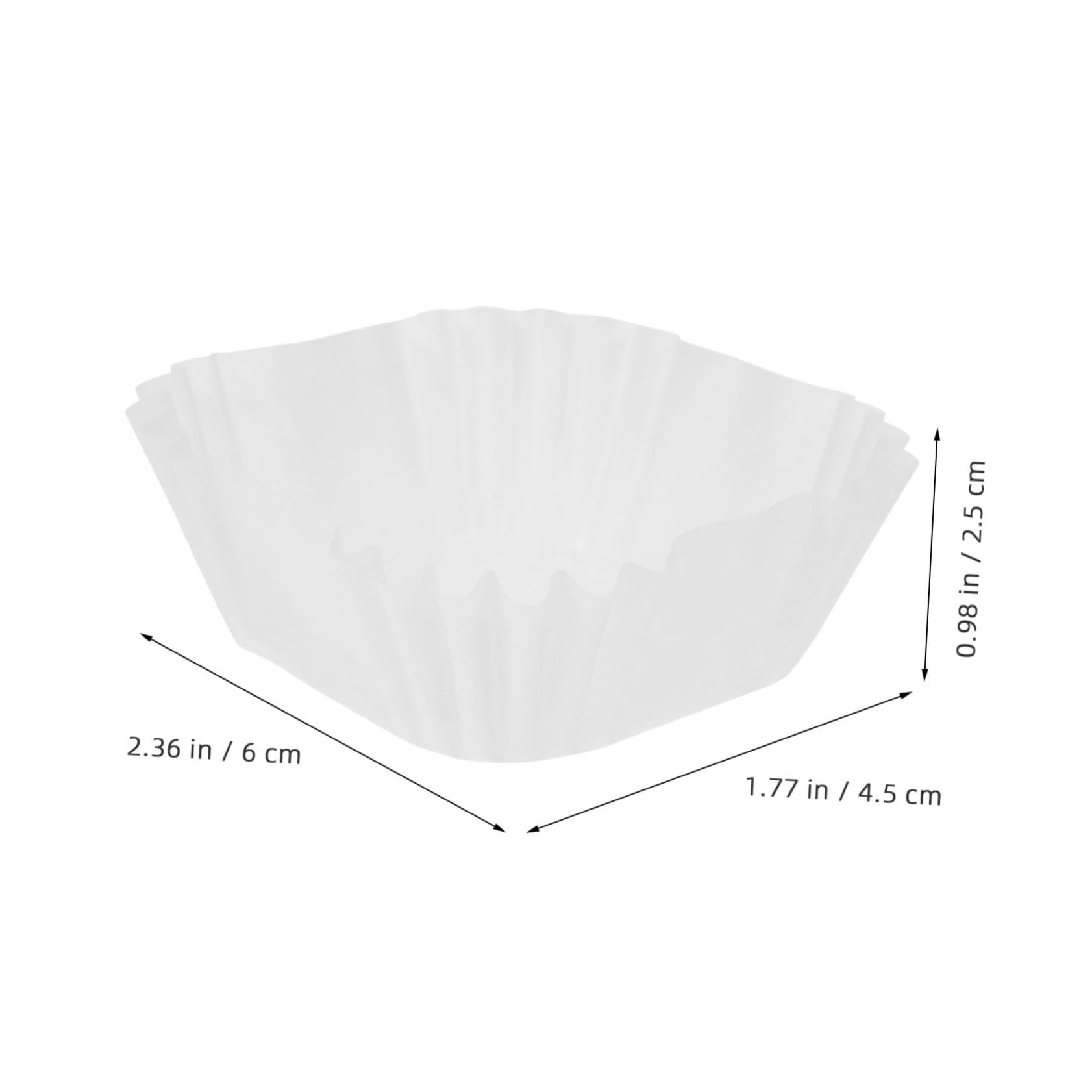 Sosoport 3000 Piezas Unidades Moldes Cuadrados para Cupcakes Resistentes al Calor Papel para Hornear Muffins Pasteles Tartas Postres para Fiestas y Repostería