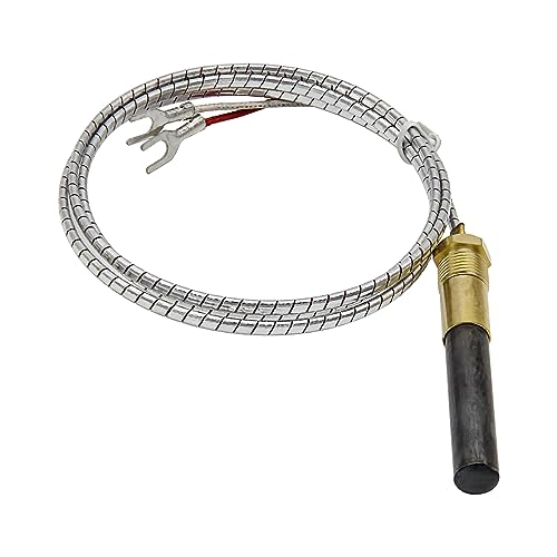 Huarntwo 36\" Thermopile Generators 750 Millivolt Thermopile Q313A for Gas Fireplace,Water Heater,Gas Fryer Cluster Thermocouple