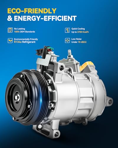 Image of PHILTOP A /C Compressor 168310 Replacement for Ford Mustang 2015-2023 2.3L