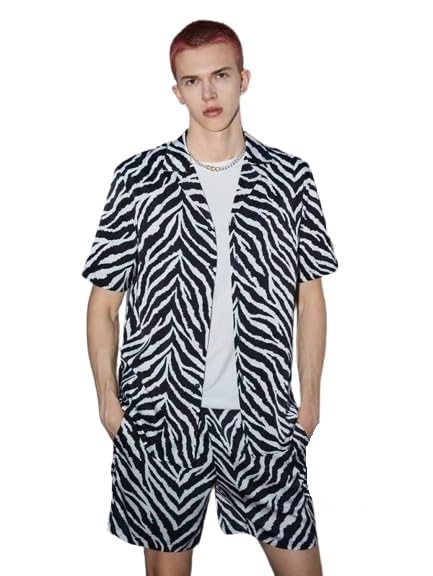 Image of GRECIILOOKS mens Shirt for Men | Mens Casual Shirt | Men Stylish Shirt | Men Printed Shirt | Men's Regular Fit | Men Formal Shirt | Half Sleeve Shirt