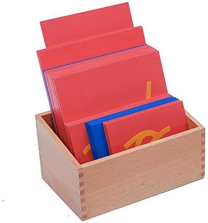 DANNI Baby Toys Montessori Language Lower Case Sandpaper Letters Cursive Tracing Board Early Preschool Birthday