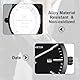 OFFCUP Herren Uhr Analog Quarz Chronograph Mit Edelstahlarmband, Datum, Mode Casual Business Klassische Elegantes Geschenk - Silber