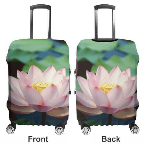 Flowers Printed Luggage Cover Protector, Fits 18-32 Inch Luggage3