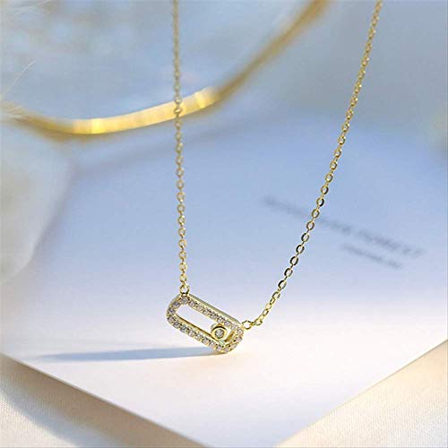 Pendentif en diamant véritable 925 et bijoux pour femmes