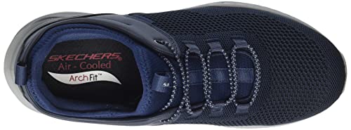 Skechers Skechers Men's Walking Shoe Sneaker, Navy Knit Synthetic, 8 US