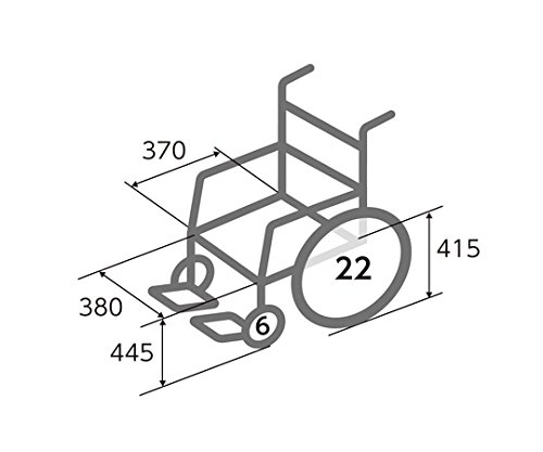 Amazon | 【非課税】マキテック 介助車いす FINE(ファイン) 紺 NR