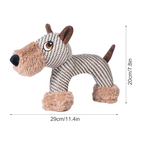 Generico Hundespiel | Kauspielzeug zur Zahnreinigung | Flauschiges Spielzeug für Hunde | Für Aggressive Beißer Welpen | Spielen Im Haus Und Draußen, Weihnachten Und Geburtstag Tier