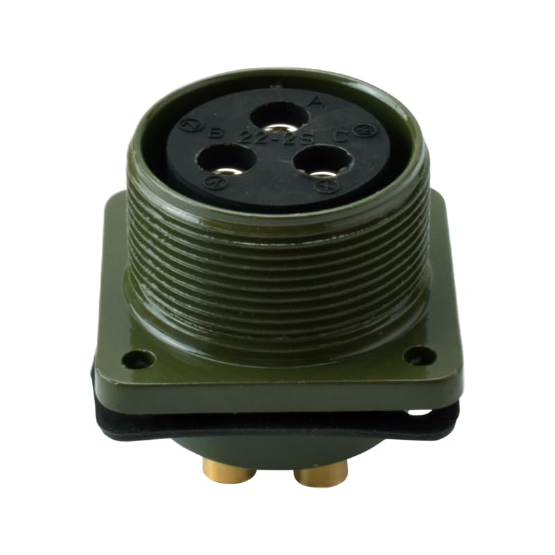 MS3102 22-2PSocketPin U.S. Military Standard Aviation Plug Connector Socket