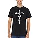 Jesus Cross Script T-Shirt XXX-LargeBlack 0
