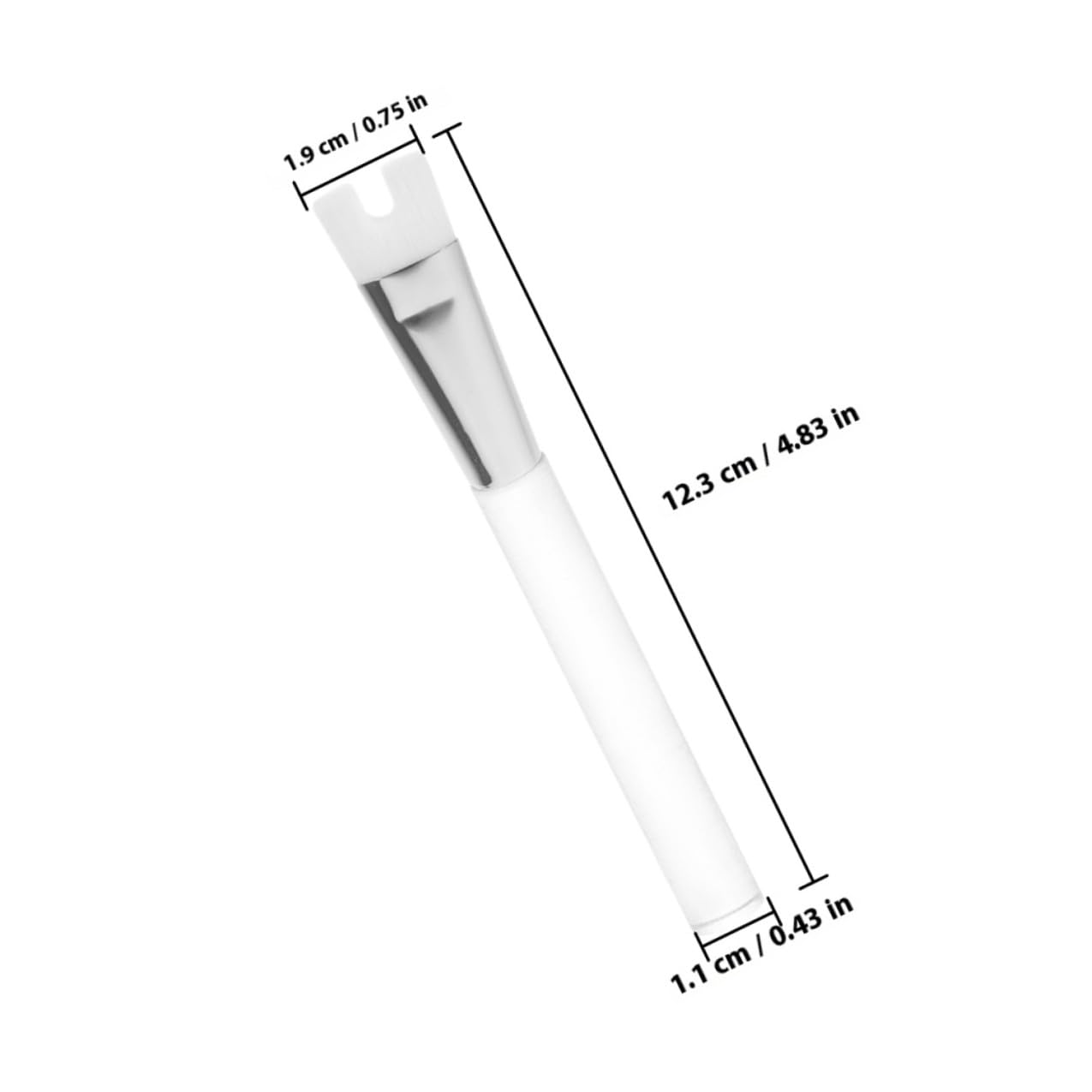 Artibetter 4pcs Nose Contour Brushes Makeup Brush for Women Portable U-shaped Set for Precise and Blending
