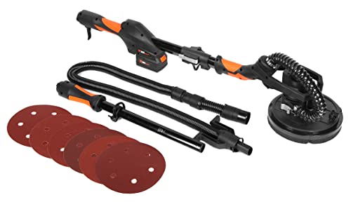 Image of WEN Cordless Drywall Sander, Brushless with Variable Speed, 20V Max 5.0 Ah Battery and Charger (20409)