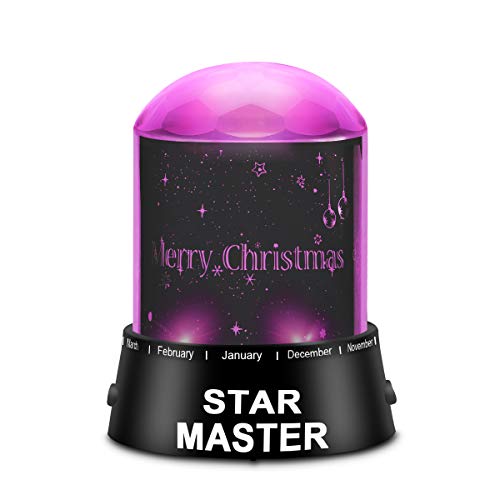 COC Novelty Rotating Night Light Projector-Spin Starry Sky Star Master Kids Baby Sleep Romantic Led USB Lamp Projection for Children