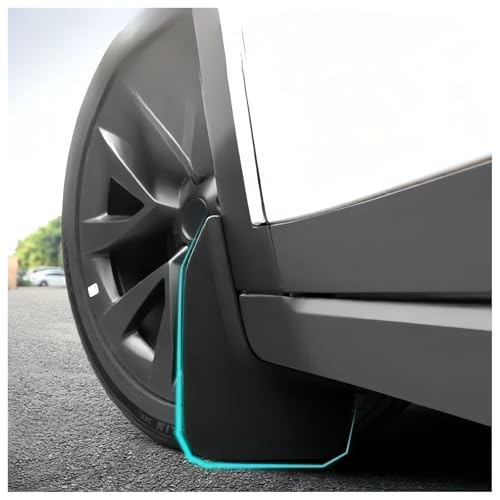 Guardabarros para Tesla Model S: evite salpicaduras de barro con este protector mejorado de 4 uds 7