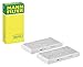 MANN-FILTER CUK 2723-2 Innenraumfilter – Kabinenluftfilter Satz (2er Set) – Für PKW MANN FILTER günstig Kaufen-MANN-FILTER CUK 2723-2 Innenraumfilter – Kabinenluftfilter Satz (2er Set) – Für PKW
