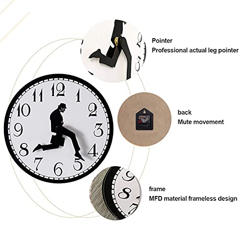 Reloj de Pared Silencioso KASCLINO Analógico Redondo miniatura 2