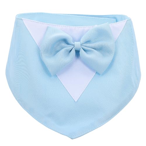 CIYODO Collar de Perro con Bandana y Cómodo Fiestas y Ocasiones Especiales
