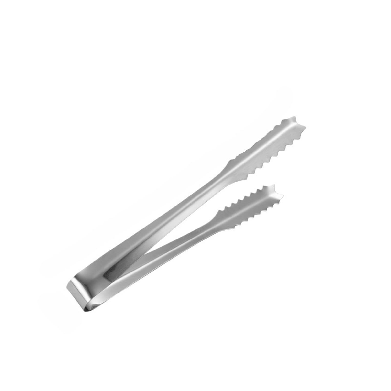Pince à Aliments en Acier Inoxydable Lot de 10 Pinces à Sucre en Acier Inoxydable for glaçons, Pain, gâteaux, Aliments, Barbecue, Accessoires de Cuisine, ustensiles de Cuisson(10PCS 8 inch)