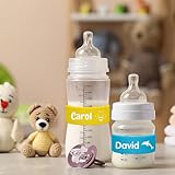 Personalized Bottle Labels Custom Water Bottle Name Bands with Logo Customized Engraved Reusable Silicone Sippy Cup Labels for Daycare School 1-15 PCS - Image 5