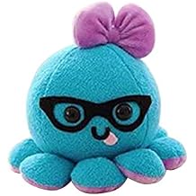 AngelGift 10cm Cute Octopus Plush Toy Soft Stuffed Animal Doll Xmas Christmas Birthday Valentine Gift Blue